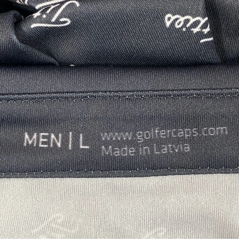 Golf Caps Mens Blue/White Geometric Ti**ies Performance Golf Polo‎ Size LG - Picture 8 of 9